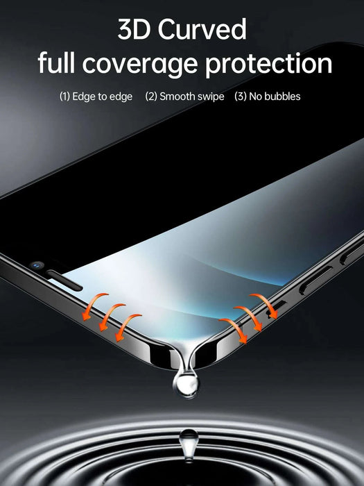 Shein 2 protectores de pantalla de cobertura total antiespía compatibles con Apple iPhone 11 pro max - Quierox - Tienda Online