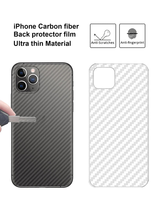 Shein 2 protectores de pantalla de fibra de carbono, 0,1 mm de grosor, antiarañazos - Quierox - Tienda Online