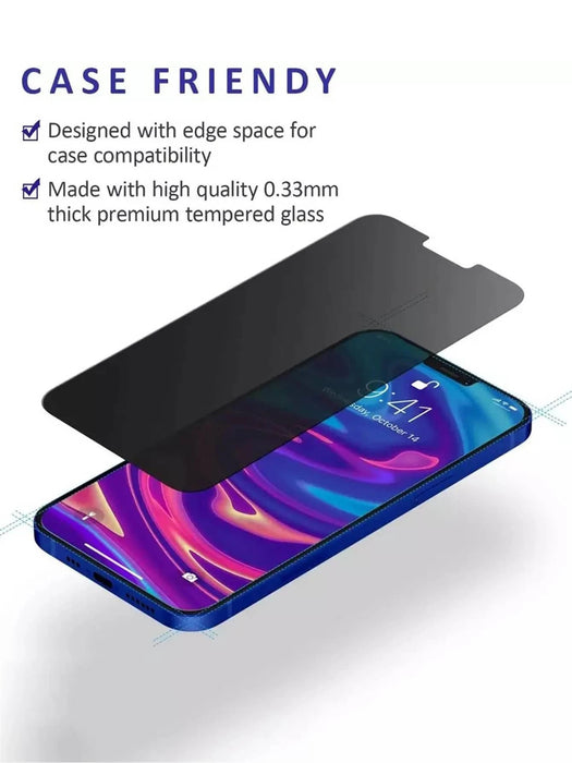 Shein 2 protectores de pantalla de vidrio templado antiespionaje iPhone 11 - Quierox - Tienda Online