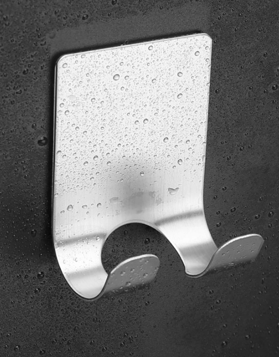 SHEIN 2 soportes autoadhesivos para maquinillas de acero inoxidable 304 - Quierox - Tienda Online