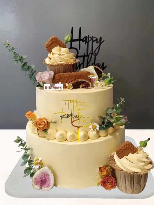 Shein 20 hojas artificiales de plantas verdes ideal como decoracion para tartas, caja de dulces - Quierox - Tienda Online