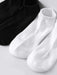 SHEIN 20 pares de calcetines cortos blancos de rayas verticales para mujer - Quierox - Tienda Online