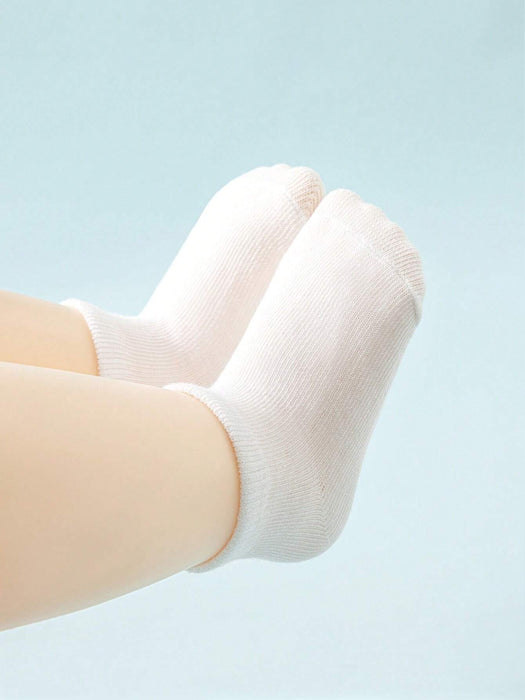 Shein 20 pares de calcetines tobilleros lisos para bebé para uso diario - Quierox - Tienda Online