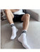 SHEIN 20 piezas Calcetines de media caña gruesos y rayados para hombres y mujeres - Quierox - Tienda Online