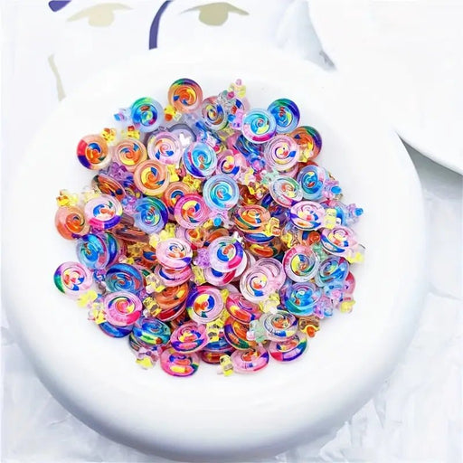 SHEIN 20 Piezas De Encantos De Uñas En Forma De Paleta De Colores - Quierox - Tienda Online