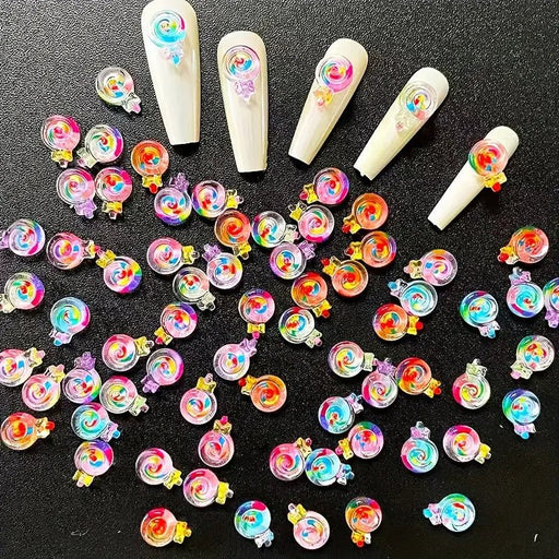 SHEIN 20 Piezas De Encantos De Uñas En Forma De Paleta De Colores - Quierox - Tienda Online