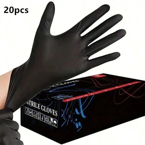 SHEIN 20 piezas Guantes de nitrilo desechables, sin polvo, sin látex, estériles, alta elasticidad - Quierox - Tienda Online