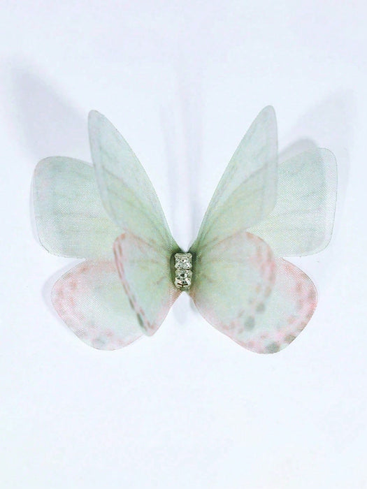 Shein 20 piezas Pegatinas de mariposas 3D de organza de 5cm - Quierox - Tienda Online