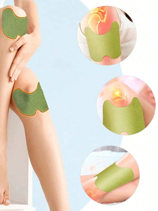 Shein 20 piezas Pegatinas de parche para rodilla portátiles de moxibustión caliente de artemisa - Quierox - Tienda Online