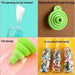 SHEIN 200 pcs de Fundas de Molde desechable para paletas de hielo, bolsas de plástico para helados con embudo de silicona - Quierox - Tienda Online