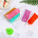 SHEIN 200 pcs de Fundas de Molde desechable para paletas de hielo, bolsas de plástico para helados con embudo de silicona - Quierox - Tienda Online