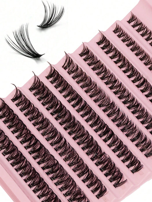 Shein 200 piezas de pestañas agrupadas, rizo D de 8 mm a 16 mm - Quierox - Tienda Online