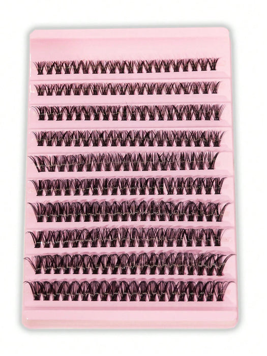 Shein 200 piezas de pestañas agrupadas, rizo D de 8 mm a 16 mm - Quierox - Tienda Online