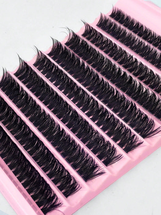SHEIN 200pcs de pestañas individuales en grupos, rizo D 80D, 8 - 16 mm - Quierox - Tienda Online
