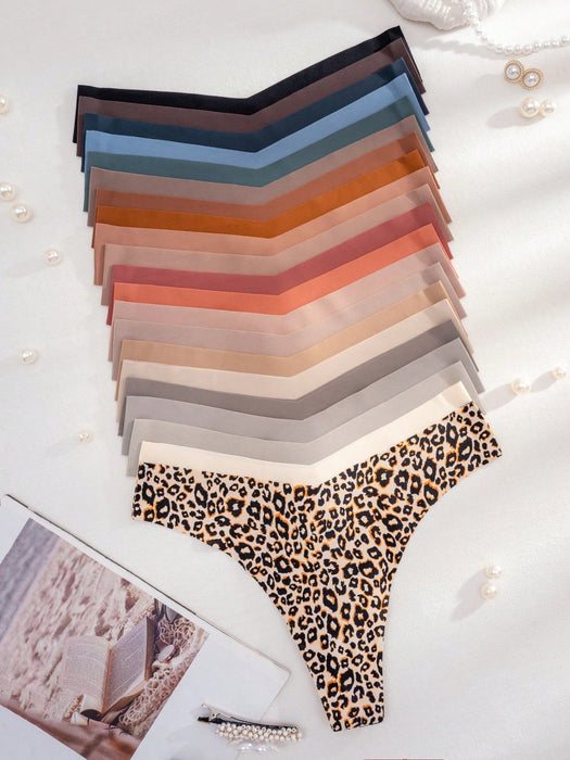 SHEIN 21 braguitas tanga cómodas, informales, de color liso - Quierox - Tienda Online
