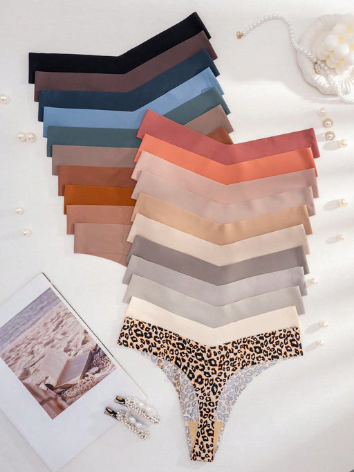 SHEIN 21 braguitas tanga cómodas, informales, de color liso - Quierox - Tienda Online