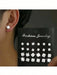 SHEIN 24 piezas Pendientes de botón de estilo geométrico redondo - Quierox - Tienda Online