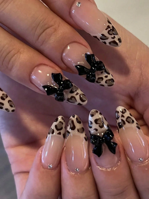 Shein 24 uñas postizas de almendra de tamaño mediano - Quierox - Tienda Online