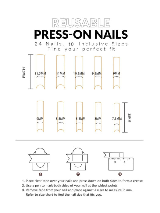 Shein 240 piezas de uñas postizas extra largas transparentes - Quierox - Tienda Online