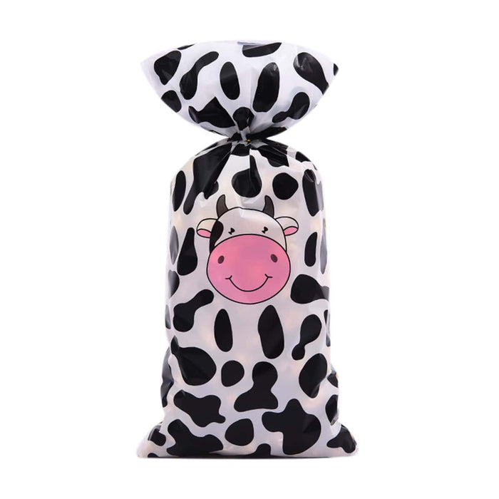 Shein 25 piezas Bolsas de celofán con cierre hermético con estampado de vaca - Quierox - Tienda Online