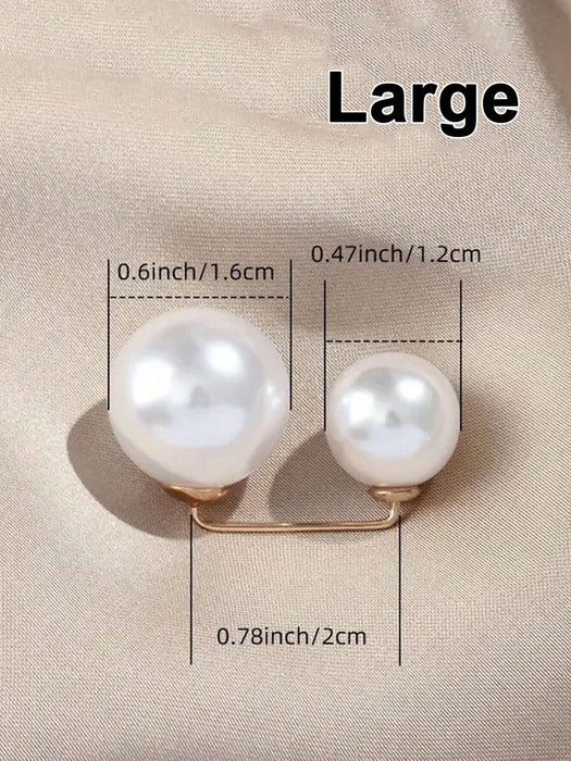 SHEIN 3 broches de perlas para ropa antideslizante para ceñir la cintura de vestidos - Quierox - Tienda Online