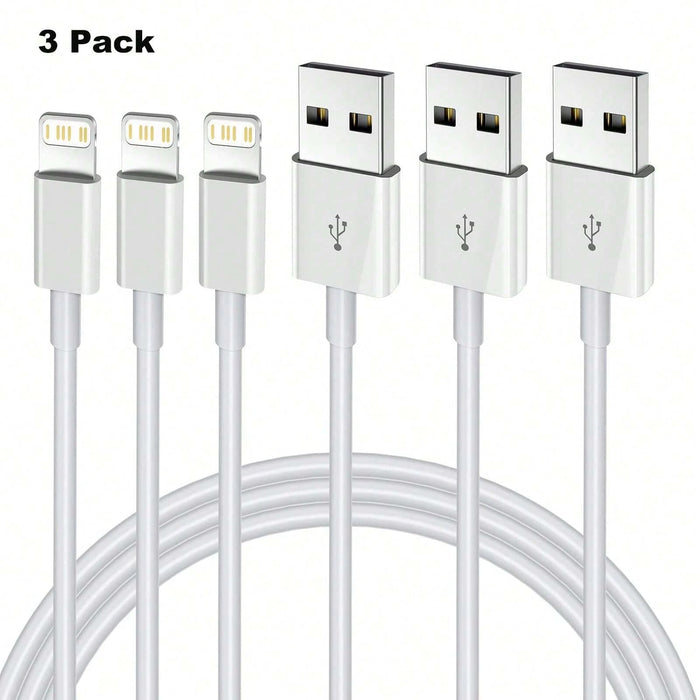 Shein 3 Cables USB extra largo de carga rápida y sincronización de datos (1 m/3,3 pies) - Quierox - Tienda Online