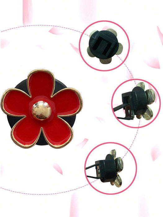 SHEIN 3 clips de aleación con forma de margarita para ambientador de coche - Quierox - Tienda Online