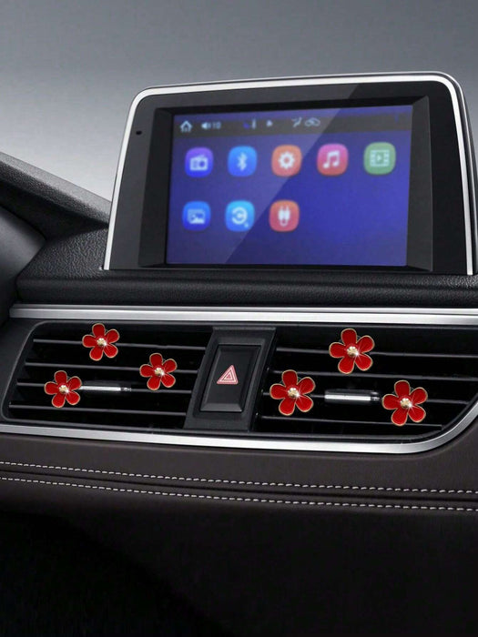 SHEIN 3 clips de aleación con forma de margarita para ambientador de coche - Quierox - Tienda Online
