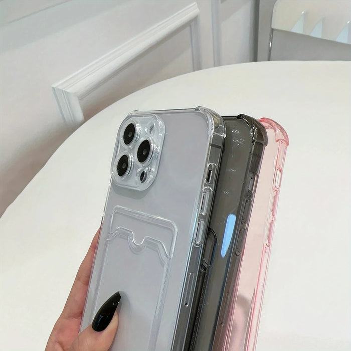 SHEIN 3 Estuche transparente a prueba de golpes para teléfono - Quierox - Tienda Online