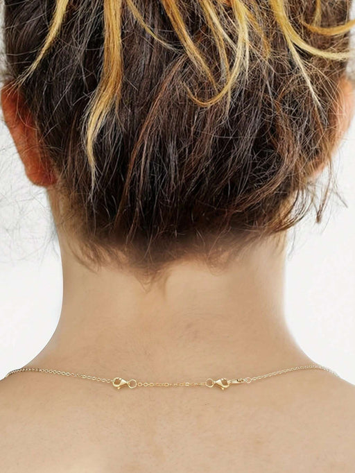 Shein 3 extensores de cadena de acero inoxidable dorados para collar - Quierox - Tienda Online