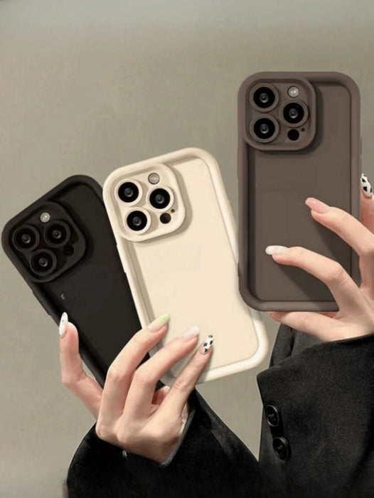 Shein 3 fundas Apple con acabado mate suave compatibles con iPhone 13 - Quierox - Tienda Online