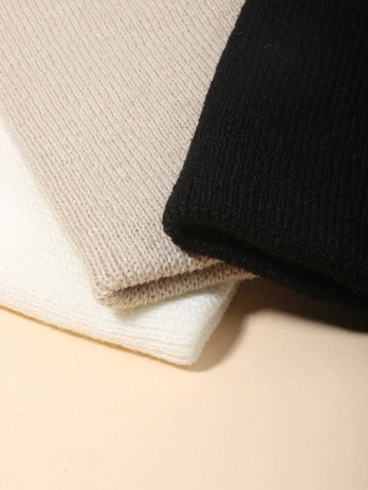 Shein 3 gorros de punto Y2k para niñas de 1 a 12 años, cálidos y bonitos - Quierox - Tienda Online