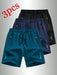 SHEIN 3 Pantalones cortos deportivos casuales holgados para hombres - Quierox - Tienda Online