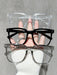 SHEIN 3 par de gafas ópticas con montura cuadrada, estilo campus - Quierox - Tienda Online