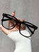 SHEIN 3 par de gafas ópticas con montura cuadrada, estilo campus - Quierox - Tienda Online
