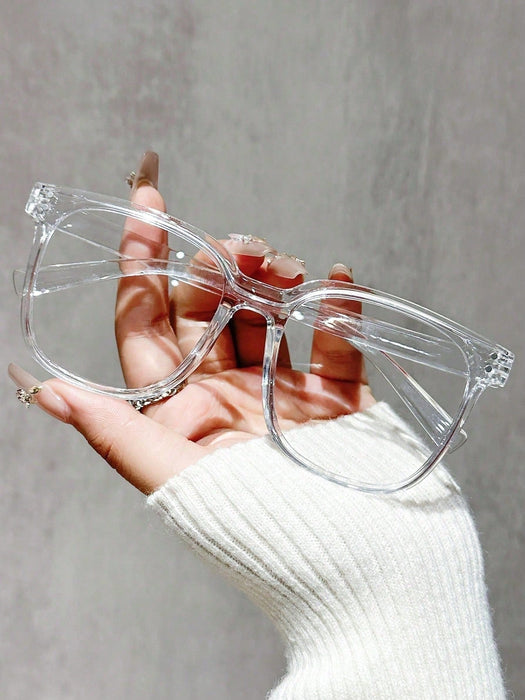 SHEIN 3 par de gafas ópticas con montura cuadrada, estilo campus - Quierox - Tienda Online