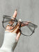 SHEIN 3 par de gafas ópticas con montura cuadrada, estilo campus - Quierox - Tienda Online