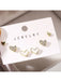 SHEIN 3 Pares de Aretes blancos con forma de corazón de estilo creativo y simple - Quierox - Tienda Online