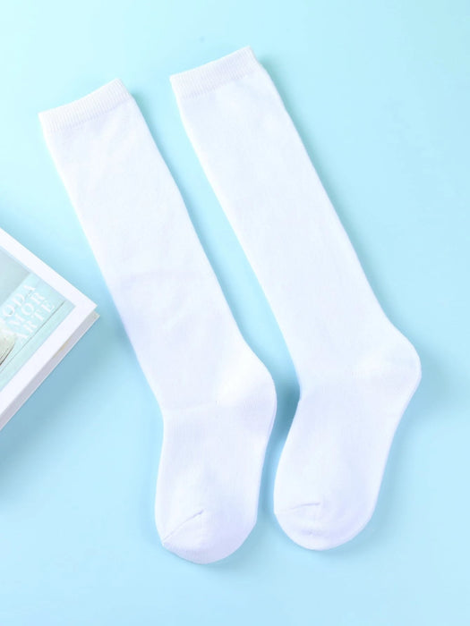 Shein 3 pares de Calcetines por encima de la rodilla para niñas - Quierox - Tienda Online