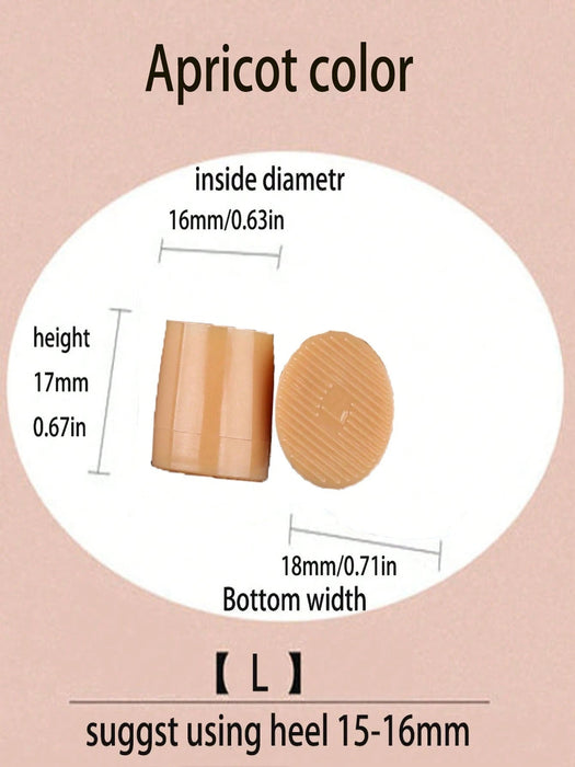 SHEIN 3 pares de protectores de tacón alto de repuesto, almohadillas de reparación silenciosas - Quierox - Tienda Online