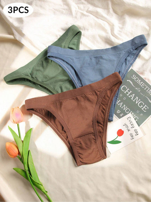 SHEIN 3 Piezas Bragas Suaves Y Cómodas Para Mujeres - Quierox - Tienda Online