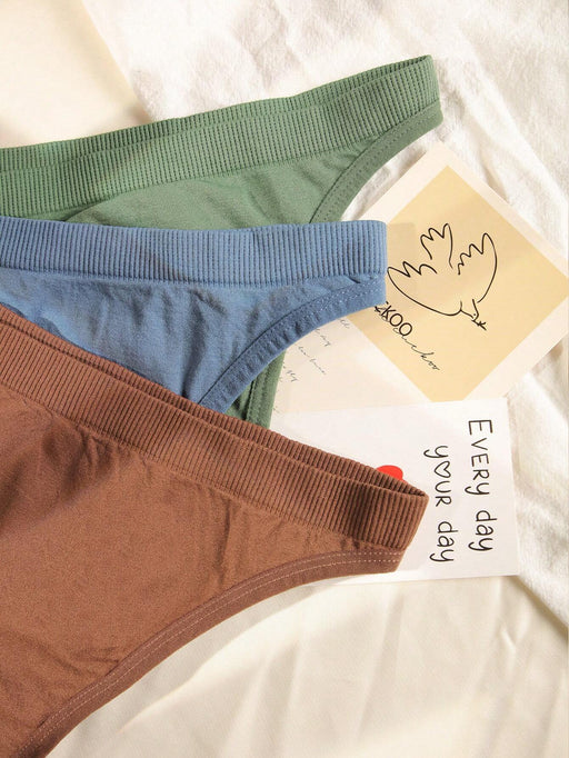 SHEIN 3 Piezas Bragas Suaves Y Cómodas Para Mujeres - Quierox - Tienda Online