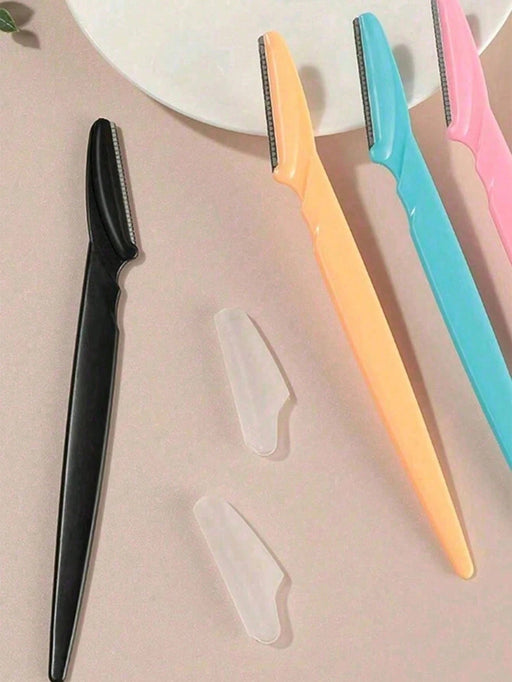 SHEIN 3 piezas de maquinillas de afeitar para cejas, rostro y vello corporal COLORES ALEATORIOS - Quierox - Tienda Online