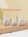 SHEIN 3 piezas Decoración artesanal de tres elefantes en resina - Quierox - Tienda Online