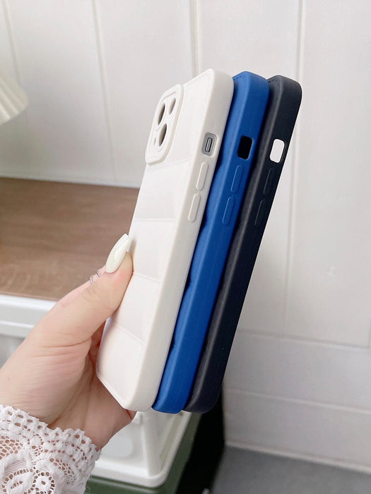 Shein 3 piezas, estuche sólido para teléfono compatible con iPhone 11 Pro Max - Quierox - Tienda Online