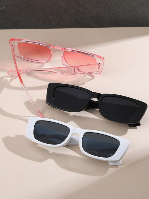 SHEIN 3 piezas Gafas de estilo ojo de gato retro para mujeres - Quierox - Tienda Online
