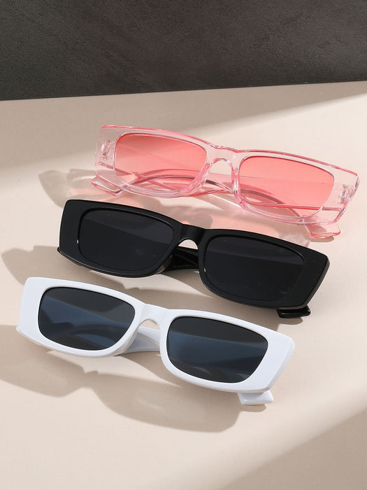 SHEIN 3 piezas Gafas de estilo ojo de gato retro para mujeres - Quierox - Tienda Online
