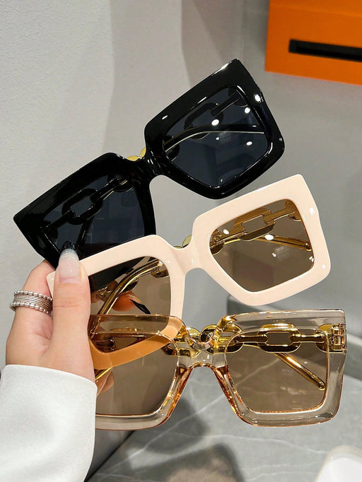 SHEIN 3 piezas Gafas de moda con montura de plástico para mujer - Quierox - Tienda Online