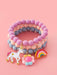 Shein 3 piezas pulsera de niñas con dije floral, arcoiris y unicornio - Quierox - Tienda Online