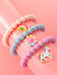 Shein 3 piezas pulsera de niñas con dije floral, arcoiris y unicornio - Quierox - Tienda Online